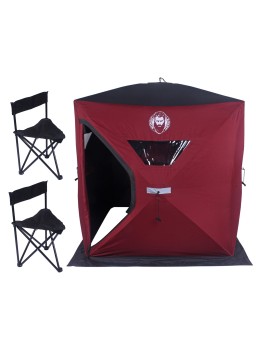 Nordic Legend Two Man Ice Shelter with FREE Bonus Ice Chairs!